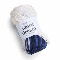 Adore Dream, YarnArt - 1073 (синий/гол/св.беж)