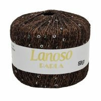 Parla Lanoso - 3636 (коричневый с серебр.пайетками)