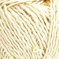 Cotton gold paillettes YarnArt - 7103 (экрю)