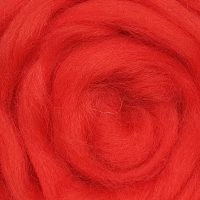 Гребенная лента для валяния (Камтекс) - 223 (алый)