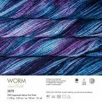 Worm Gazzal - 3878 (лилово-бирюз)