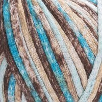 Cotton fusion YarnArt - 3650 (молоч/бежев/бирюз)