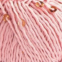 Cotton gold paillettes YarnArt - 7108 (темная пудра)