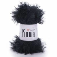 Piuma YarnArt - 4420 (черный)