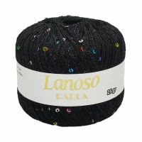 Parla Lanoso - 6051 (черный с цветными пайетками)