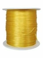 Нить-резинка, без оплетки, 30 м - 10 (желтый)