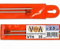 Спицы Visantia прямые VTH металл 35 см 2.5 мм.
