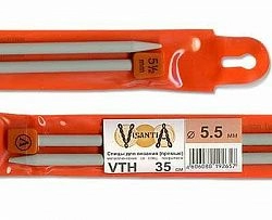 Спицы Visantia прямые VTH металл 35 см 5.5 мм.