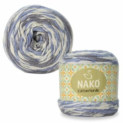 Пряжа оптом Малик Cotton Nordic Nako - 82674 (принт)