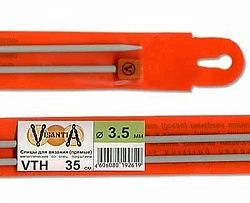 Спицы Visantia прямые VTH металл 35 см 3.5 мм.