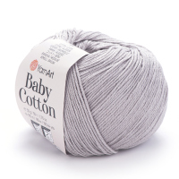 Baby Cotton YarnArt - 406 (св.серый)