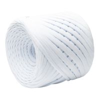 Трикотажная пряжа 7-9 мм/100 м - 001 (белый)