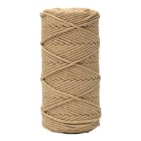 Шнур хлопковый 3 мм/100 м - 071 (карамель)