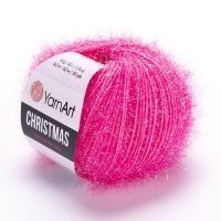 Christmas YarnArt - розовый неон