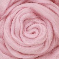 Тонкая шерсть (для валяния) - 180 (св.бегония)