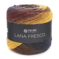 Lana Fresco YarnArt - 8111 (коричн/серый/желтый)