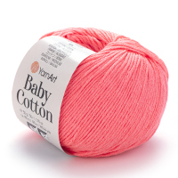 Baby Cotton YarnArt - 424 (неон.коралл)