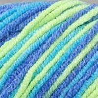 Милк коттон 170м Color City - 012 (желтый неон/бирюза/синий)