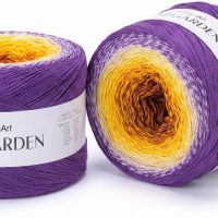 Rosegarden YarnArt - 338 (фиолет/желт/террак)