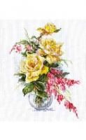 Алиса Желтые розы   21х29 см