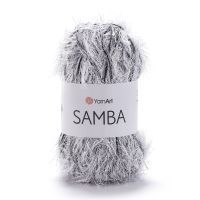 SAMBA (YarnArt) - А64 (белый- черный)