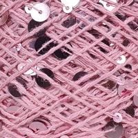 Колибри макси королевские пайетки - 078 (брусничный с розовыми пайетками)