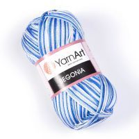 Begonia Melange (YarnArt) - 5355 (синий принт)