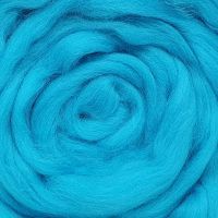 Тонкая шерсть (для валяния) - 172 (яр.голубой)