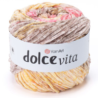 Dolce Vita YarnArt - 3417 (розов/желт/бежев)