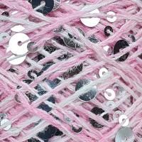 Колибри макси королевские пайетки - AV012 (розовый меланж с сереб.пайеткам)
