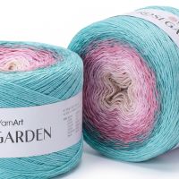 Rosegarden YarnArt - 335 (мята/сирень/бел)