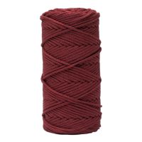 Шнур хлопковый 3 мм/100 м - 059 (рубин)