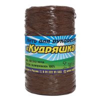 Нить для рукоделия "Кудряшка" "500 г" - 02 (коричневый)
