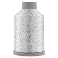 Camellia New YarnArt - 411 (белый с серебром)