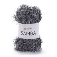 SAMBA (YarnArt) - К64 (черный - белый)
