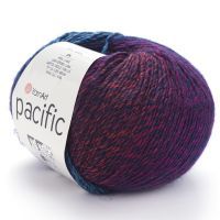 Pacific (YarnArt) - 302 (меланж (бордо/джинс))