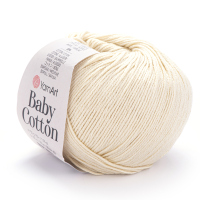 Baby Cotton YarnArt - 402 (кремовый)