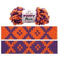 Puffy MORE (Alize) - 6550 (яр.оранж/фиолет)