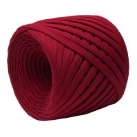 Трикотажная пряжа 7-9 мм/100 м - 120 (красный вельвет)