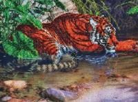 Hobby&Pro 'Тигр в воде', 40*30 см