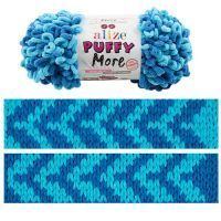 Puffy MORE (Alize) - 6552 (гол.бирюза/гиацинт)