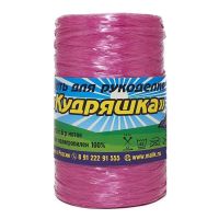 Нить для рукоделия "Кудряшка" "500 г" - 208 (пион)