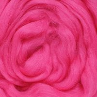 Тонкая шерсть (для валяния) - 167 (рубин)