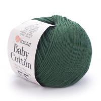 Baby Cotton YarnArt - 444 (т.зеленый)
