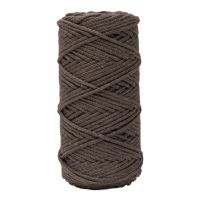 Шнур хлопковый 3 мм/100 м - 085 (шоколад)