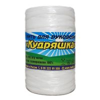 Нить для рукоделия "Кудряшка" "500 г " - 102 (белый матовый)