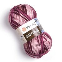 CRAZY COLOR (YarnArt) - 136 (брусничный)