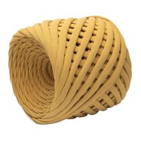 Трикотажная пряжа 7-9 мм/100 м - 056 (горчица)