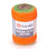Macrame Cotton Spectrum YarnArt - 1321 (оранж/салат/беж)
