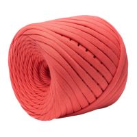 Трикотажная пряжа 7-9 мм/100 м - 066 (коралл)